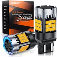 SEALIGHT 7443 7440 Amber Yellow, Mentol LED T20 Amber Anti Hyper Flashing, Mentol LED W21W untuk Lam