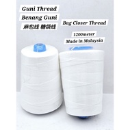 (1200m) 20/6 Benang Jahit Guni Bag Closer Thread Sack Bag Sewing Thread Guni Thread for Bag Stitchin