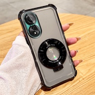 Casing For OPPO A78 4G Case Shockproof Electroplated TPU Stand Cover Phone Case For OPPOA78 4G Case 