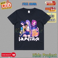 Huntrix Kpop Demon Hunters Kids T-Shirt - Cool Huntrix Children's Top T-Shirt with Huntrix Image Mot