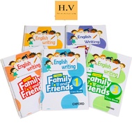 Family and Friends writing practice notebook 2nd version - levels 0,1, 2, 3, 4, 5 (optional) - A4 gl