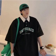 UNFIGURED Polo Shirt Big Size XXXL XXXXL XXXXXL Jumbo Collar Shirt White 3XL 4XL 5XL 6XL 7XL 8XL Col