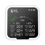 High-quality 2026 High qualityPROTMEX 9 in 1 WifiHCHO C6H6 TVOC PM2.5 PM10 CO2 Detector Thermometer 