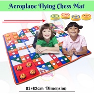 Aeroplane flying chess mat