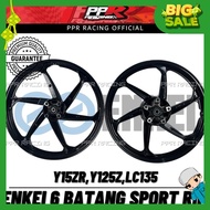 Enkei 6stem SPORT RIM FULL COP Y15 Y16 Y125Z LC5S LC135