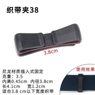 Elanmeet Fixed Tail Clip Fabric Belt Ring Circle Buckle Waistband Clip on Fabric Strap Fastener Summ