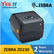ZEBRA ZD230 4" INCH THERMAL TRANSFER BARCODE LABEL PRINTER (REPLACEMENT MODEL FOR GT800 )