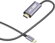 Switch 2 Dock USB-C to HDMI 2.1 Cable, 8K@60Hz / 4K@240Hz 144Hz 120Hz, 48Gbps HDR10+ Adapter with PD