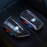 【stock】 BMW Carbon Fiber Full Covered Protect Car Key Cover BMW Key Casing BMW F20 F02 F10 F30 G20 G