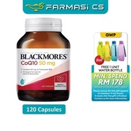Blackmores CoQ10 50mg 120 capsules EXP:10/2027 [ Co q10, Coenzyme Q10, Farmasi CS ]