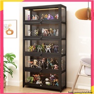 Handheld cabinet LEGO model display cabinet transparent acrylic display cabinet storage rack file cabinet with lock