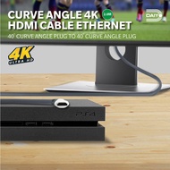 Daiyo TA 5682 Curve Angle 4k HDMI Cable Ethernet 2.0m