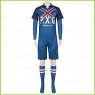 PS2 Anime Blue Lock Jersey Rin Itoshi NO.9 Cosplay Tshirt Shorts Sportswear Costume Football Soccer 