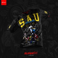 santai anak utara anniversary 10th 2023 SAUAnniversary Sublimation Tshirt Baju Santai Anakutara BAJU