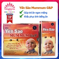Yến sào ăn ngủ ngon Gold G&P - Yến sào Mum Mum - Giúp hấp thu tốt khắc phục biếng ăn Mummum