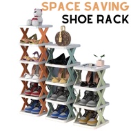 Shoe Rack Cabinet - Multi Layer BTO HDB Simple Space Saving Plastic Storage Organiser Organizer by The Door