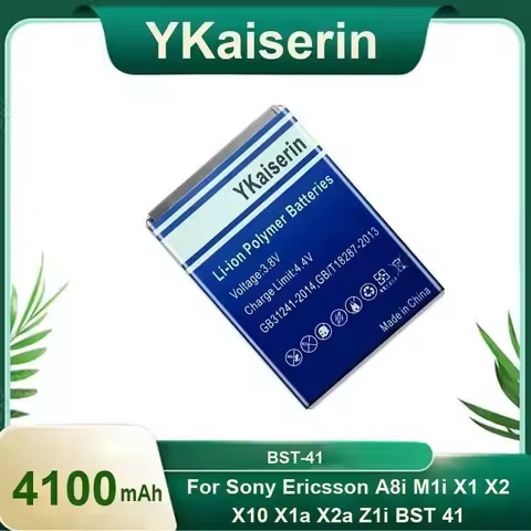 YKaiserin 4100mAh BST-41 for Sony Ericsson Xperia PLAY R800 R800i A8i M1i X1 X2 X2i X10 X10i Z1i Pho