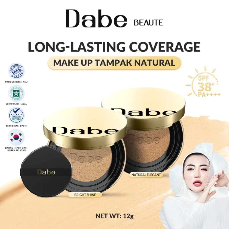 Cushion Sunscreen glow spf 38 PA+++Dabe Beaute PhytoCell Booster Power Cushion Sunscreen Glow SPF38 