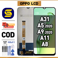 LCD OPPO A31 2020/ A5 2020/ A9 2020/ A11/ A8 Compatible For Glass Original Touch Screen Digitizer