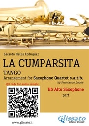 Alto Saxophone part "La Cumparsita" tango for Sax Quartet Gerardo Matos Rodríguez