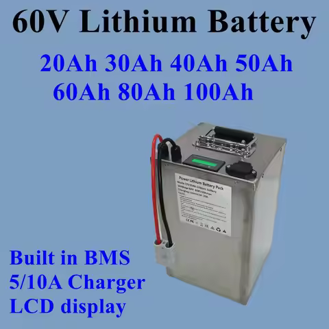 17S 62.9V 20Ah 30Ah 40Ah 50Ah 60Ah 100Ah 120Ah lithium ion battery pack for 2000W 3000W 5000W 6000w 