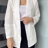 New Loona Casual Outer Women Queen Blazer Linen Blazer Outer Women Korean Fine Linen Material HQ