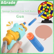 Soft Bullet Gun Toy Continuous Shooting Revolver Gun Sponge Suction Cup Bullet Nerf Gun Toys For Kid,Easy to Operate