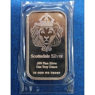 [1oz] Scottsdale American Buffalo Liberty 999 Silver Bar 1oz