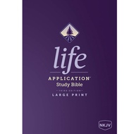 NKJV Life Application Study Bible Large Print, red letter - third edition
