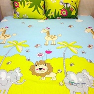 (Mẫu mới) Bộ ga kèm đôi vỏ gối poly cotton siêu ngộ nghĩnh m6/m8. Bộ ga gối giá rẻ kích thước m6 hoặ