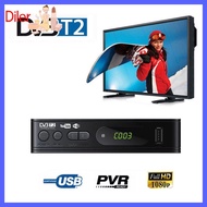 DILER Freeview HDTV 1080P DVB-C Set Top Box Satellite TV Receiver Decoder DVB-T2 Tuner