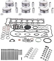 1set N54 N55 S55 Engine Rebuild Overhaul Kit Compatible for BMW 335i E90 E92 E88 E60 E71 F02 N54B30A