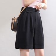 Quần short ống rộng cạp cap chất RUBY mềm mịn - Quần lửng ngố nữ lưng cao ống rộng phong cách Ullzan