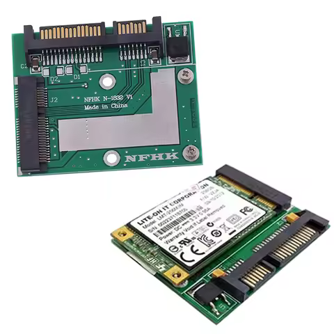 MSATA SSD to 2.5'' SATA 6.0gps adapter converter card module board mini pcie ssd