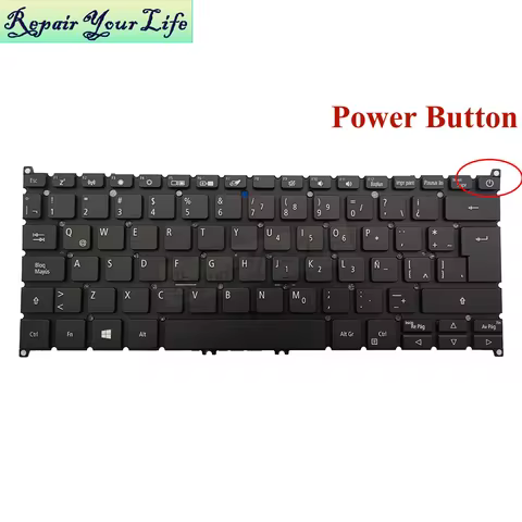 PT-BR UK French Latin Spanish Keyboards For Acer Swift 3 SF314-56 54 54G SF314-41 N17W2 Aspire 5 A51