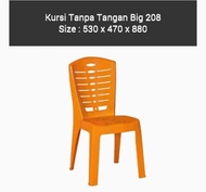 Kursi Makan Plastik Cafe Napolly 208 Orange