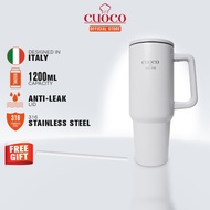 Cuoco 316 Stainless Steel Frozen Mug Max with Handle and Straw 1200ml