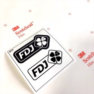 Tour de France FDJ Fleet Logo Sticker Road Bike Concealer Sticker Bicycle Frame Helmet Custom lapier