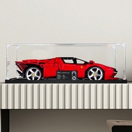 Lego 42143 Ferrari Daytona Transparent Display Box | Popmart Labubu Zimomo Collection Box | Supercar
