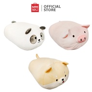 MINISO Mini Family 17.7in. Layer-on-Layer Plush Toy (Panda/Shiba Inu/Pig)