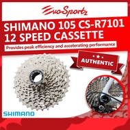 Shimano 105 CS-R7101 12 Speed Cassette | Shimano 105 Bicycle Gear Cassette