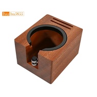 Espresso Tamping Station Coffee Tool Holder 58mm Wood Coffee Tamper Stand Coffee Tamper Holder for W
