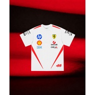 F~~1 Racing Ferrari Racing Leclerc No. 16 & Fourth Old Hamilton No. 44 Same Street Mens T-Shirt Top