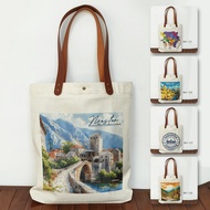 Tote bag By Bosnia and Herzegovina Totebag Souvenir Bosnia and Herzegovina