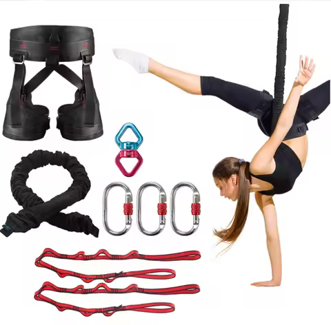 Home Gym Fitness Bungee Set Yoga air Bungee Cord Kit Bungee Dance 50kg 60kg 70kg 80kg 90kg 100kg 110