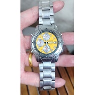Seiko alarmchrono 7T32 yellowdial