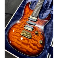 Ibanez AZ47P1QM-DEB Premium AZ 6-Str Dragon Eye Burst Incl. Gig Bag