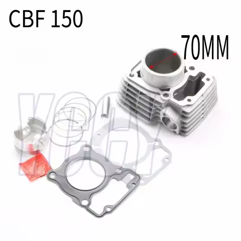 Motorcycle 70MM Aluminum Piston Cylinder Kit for Honda SDH150 CBX150 WH150 CBF 150 XR150 XR 150 CBF1
