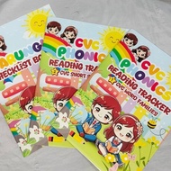 Booklet Marungko & CVC Phonics Reading Tracker | Educational Learning Workbook Practice Book for Kid