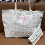 goyard戈雅白色GM大号购物袋